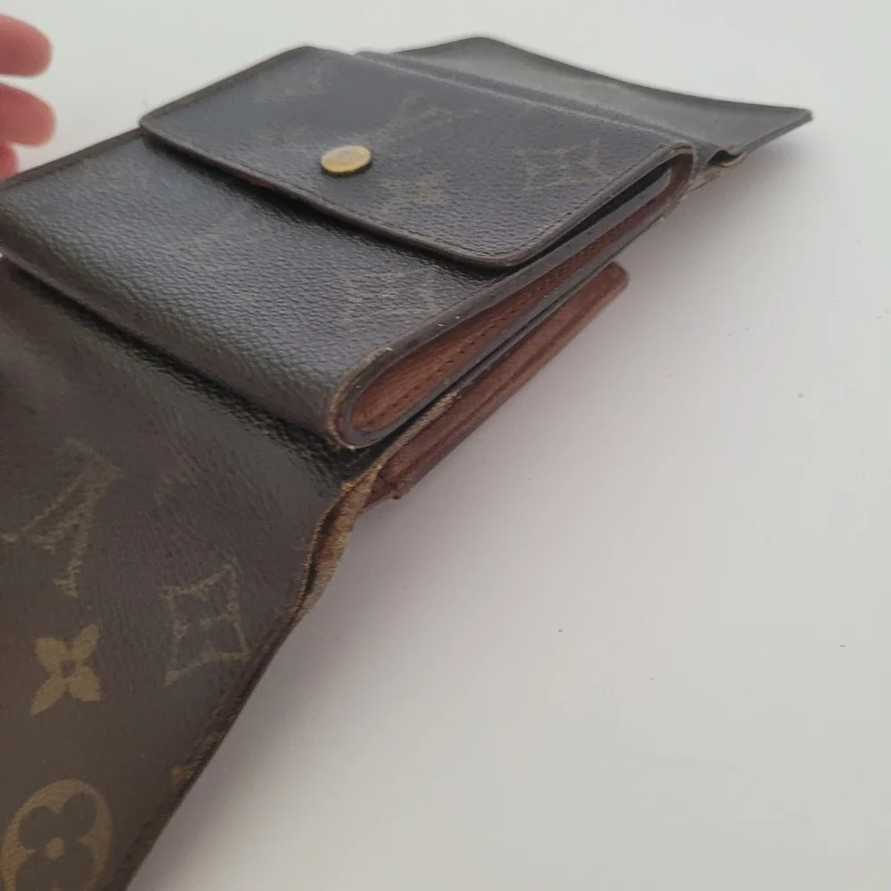 Louis Vuitton Monogram Canvas Portefeuille Billets Double Wallet MI0992 Brown - Picture 10 of 14